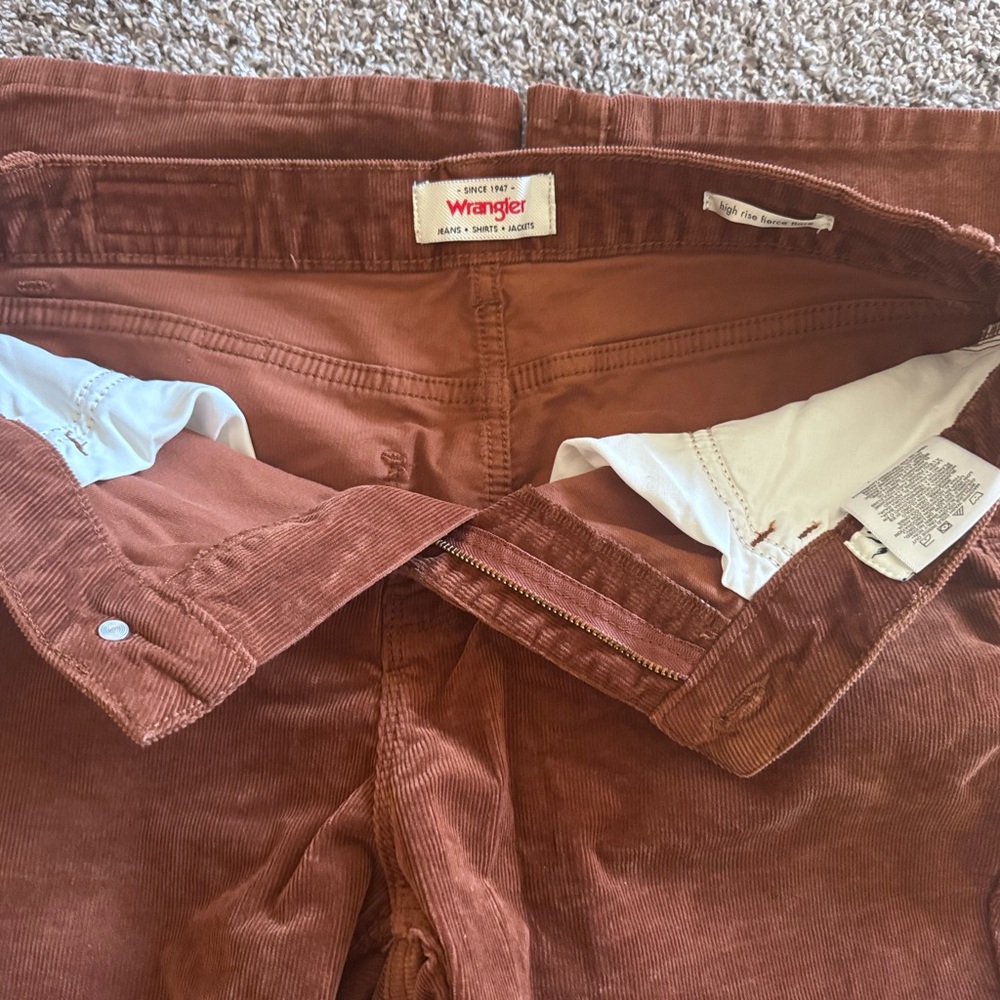 Brown Corduroy Wranglers- Women’s Size 10 x 30